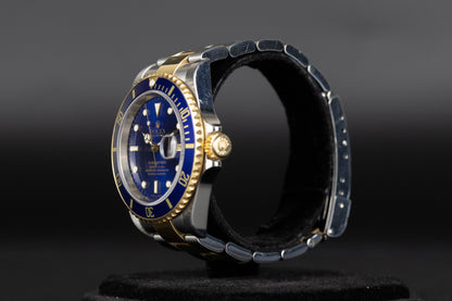 Rolex 16613 Submariner SS/18k Blue Dial