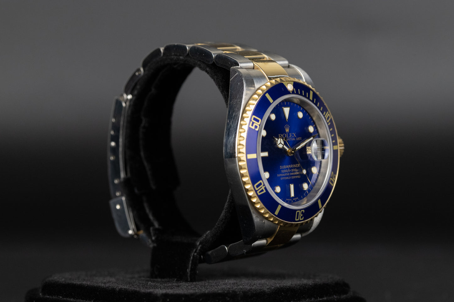 Rolex 16613 Submariner SS/18k Blue Dial
