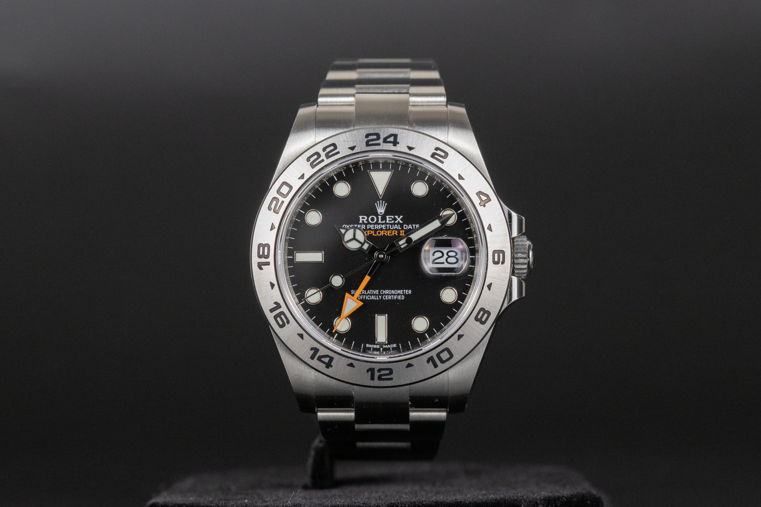 Rolex 216570 Explorer II Black Dial