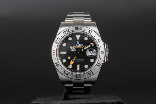 Rolex 216570 Explorer II Black Dial