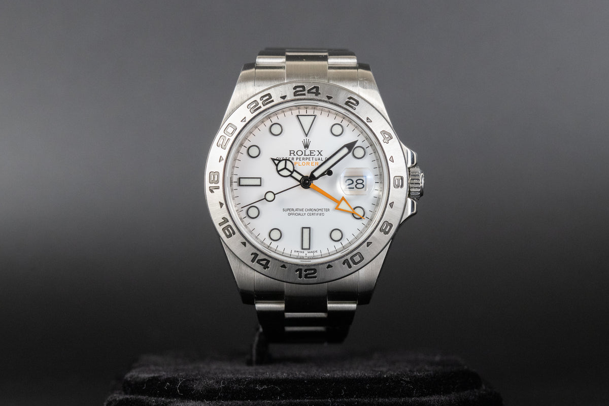 Rolex<br>216570 Explorer II White Dial