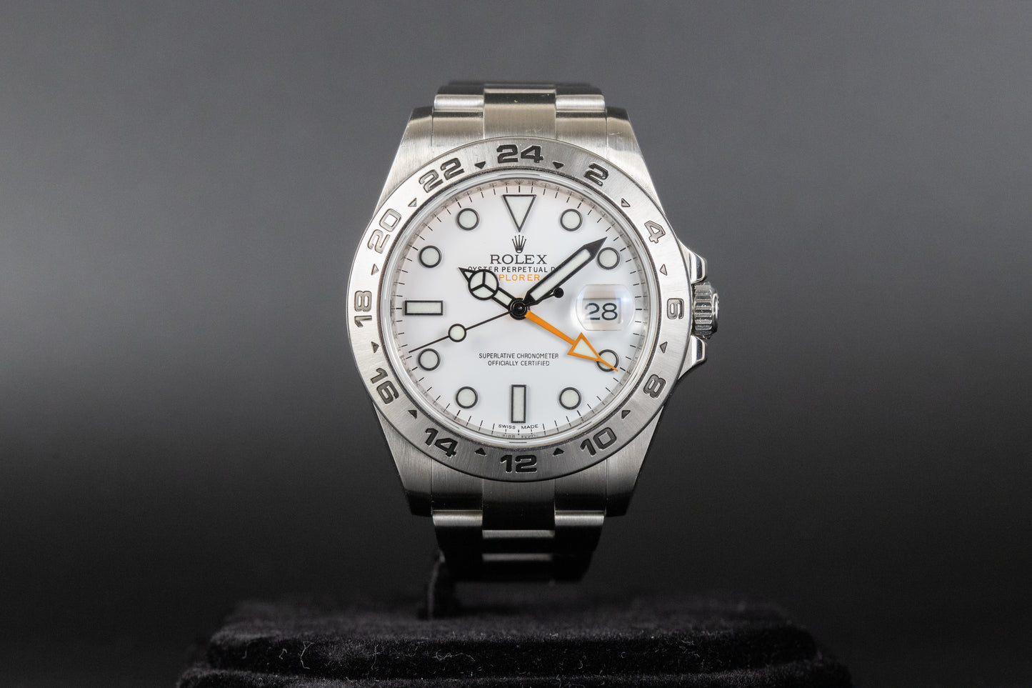 Rolex 216570 Explorer II White Dial