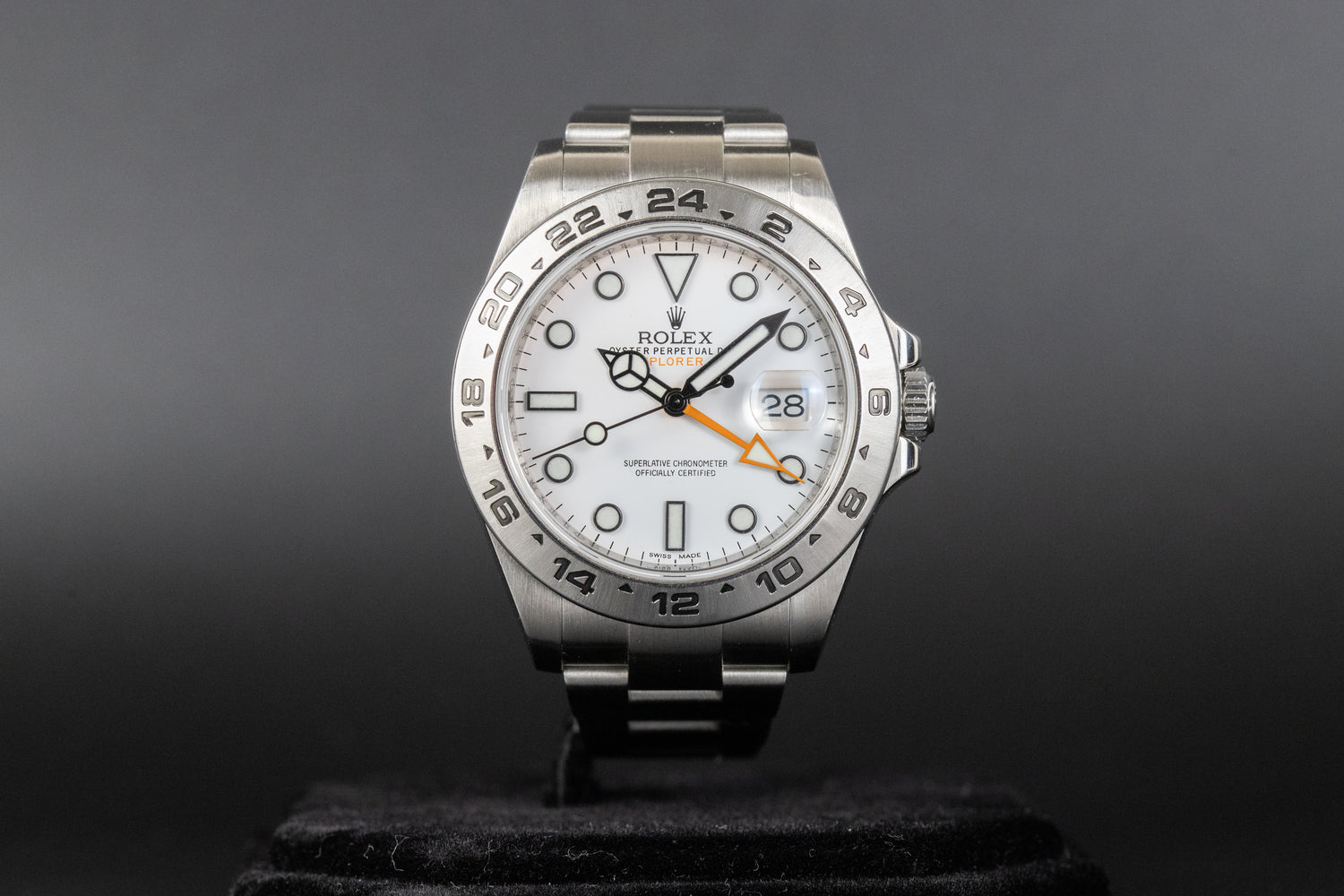 Rolex 216570 Explorer II White Dial