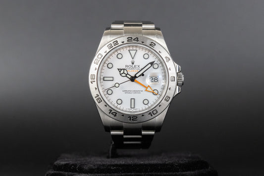 Rolex 216570 Explorer II White Dial