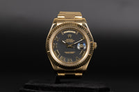 Rolex<br>218238 DayDate II Black Roman Numeral Dial