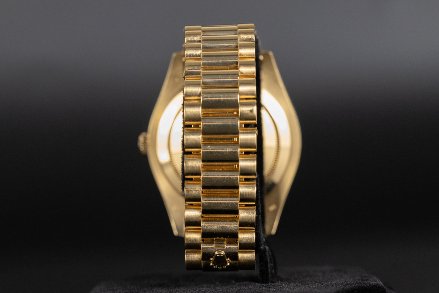 Rolex 218238 DayDate II Black Roman Numeral Dial