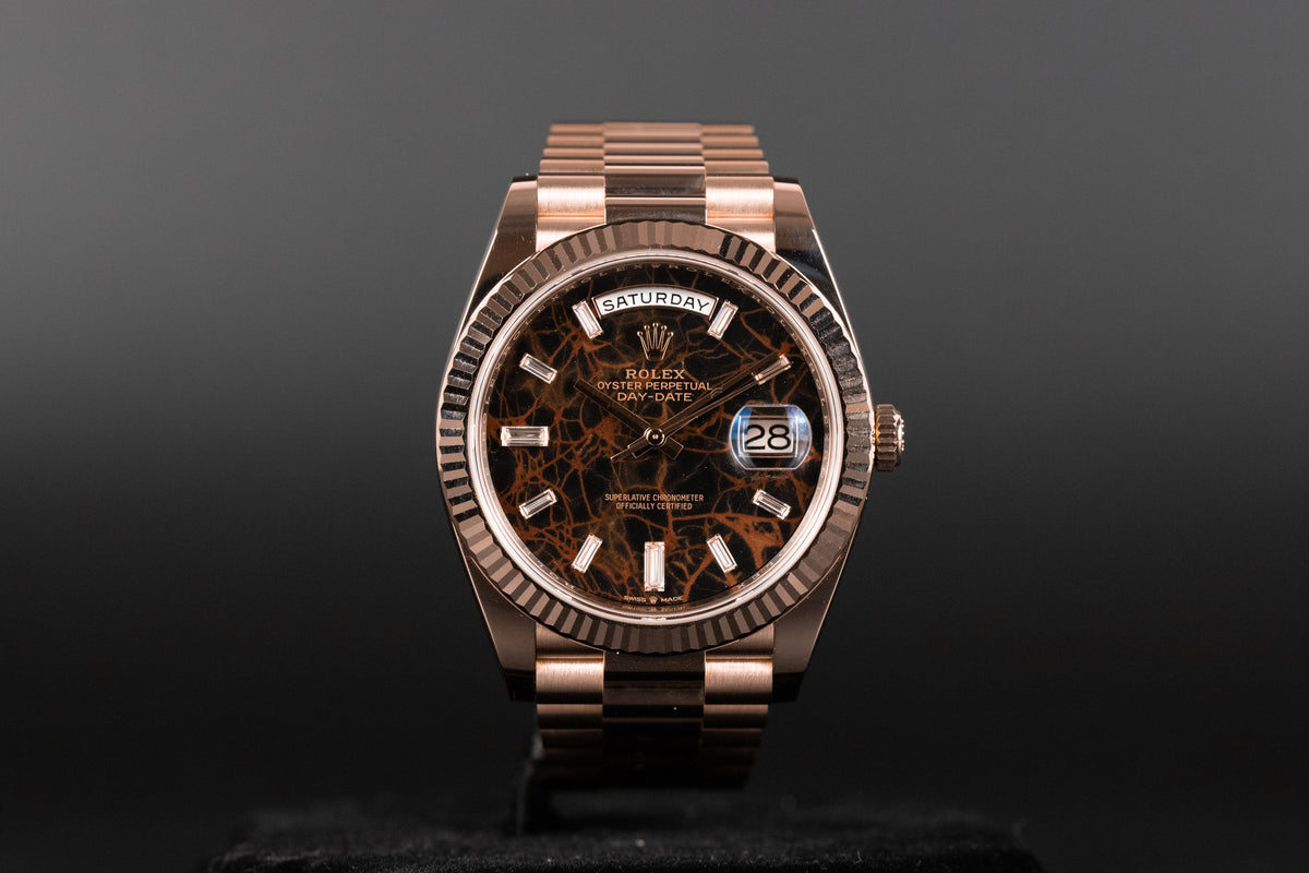228235 Rolex228235 DayDate 40 Eisenkiesel Diamond Dial – Newport Watch Club