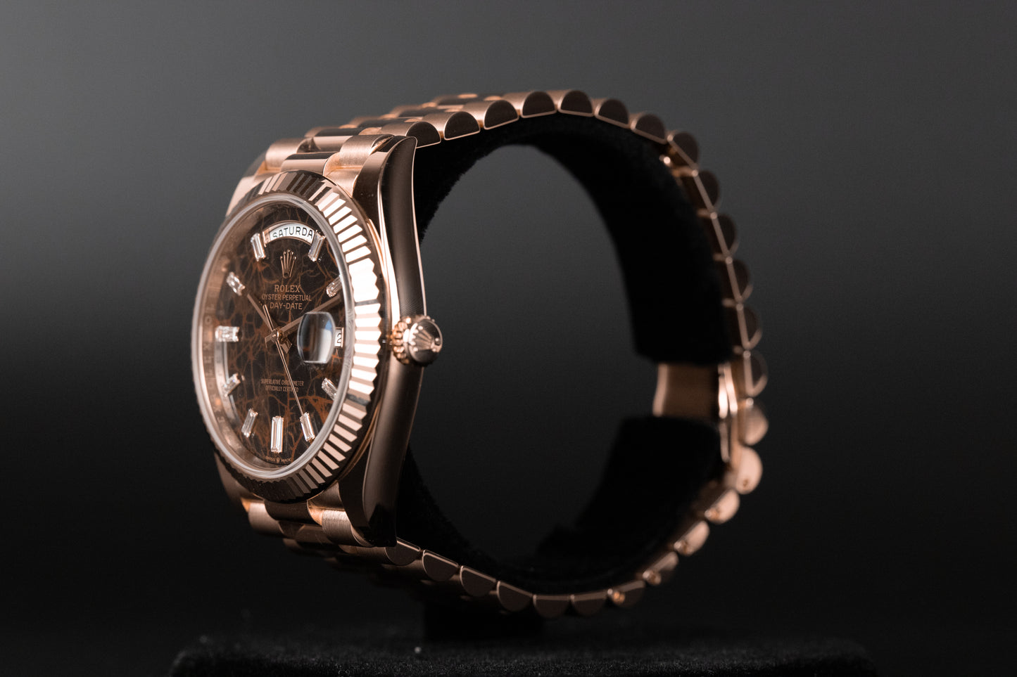 Rolex 228235 DayDate 40 Eisenkiesel Diamond Dial