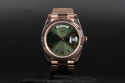 Rolex 228235 DayDate 40 Olive Green Dial
