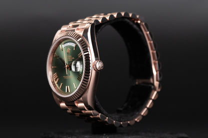 Rolex 228235 DayDate 40 Olive Green Dial