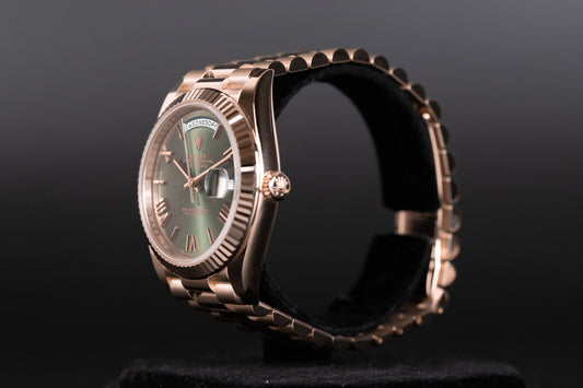Rolex 228235 DayDate 40 Olive Green Dial