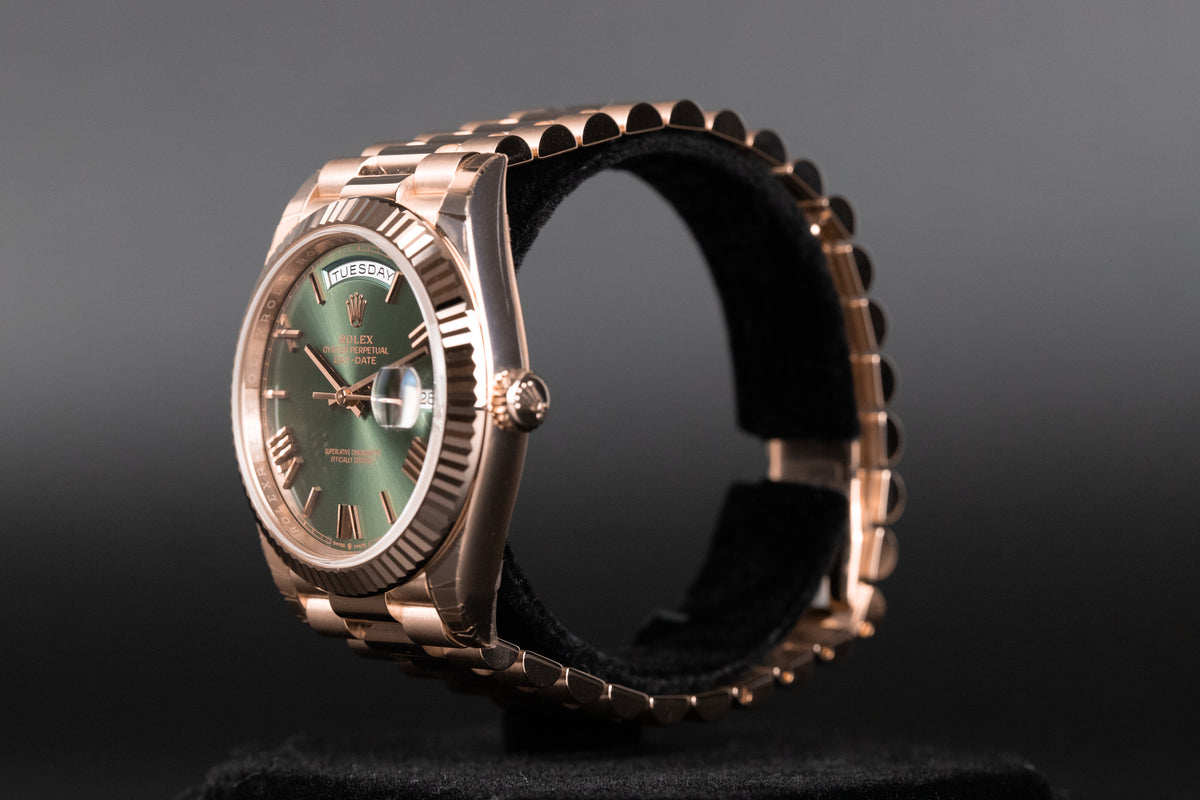 228235 Rolex228235 DayDate 40 Olive Green Dial – Newport Watch Club