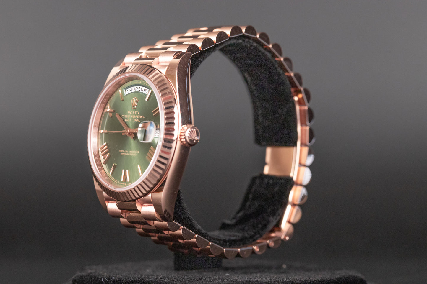 Rolex<br>228235 DayDate 40 Olive Green Dial