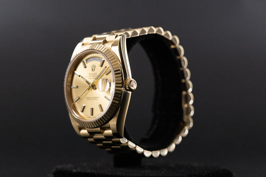 Rolex 228238 DayDate 40 Champagne Index Dial