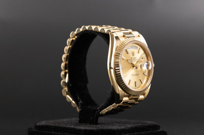 Rolex 228238 DayDate 40 Champagne Index Dial