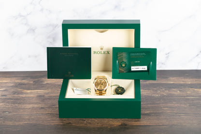 Rolex 228238 DayDate 40 Champagne Index Dial