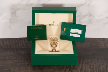 Rolex<br>228238 DayDate 40 Champagne Roman Numeral Dial