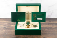 Rolex<br>228238 DayDate 40 Green Roman Numeral Dial