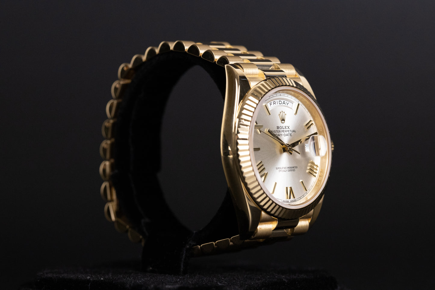 Rolex 228238 DayDate 40 Silver Roman Numeral Dial