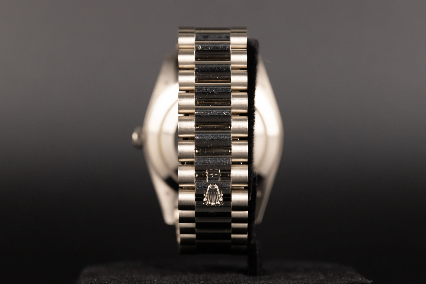 Rolex<br>228239 DayDate 40 Silver Baguette Diamond Dial