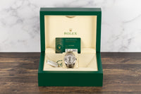 Rolex<br>228349RBR DayDate 40 White Gold Diamond Bezel Pave Sapphire Dial