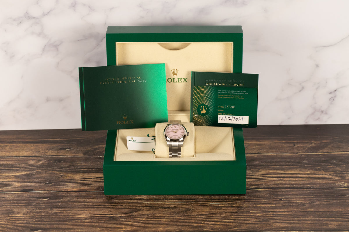 Rolex<br>277200 Oyster Perpetual 31mm Pink Dial
