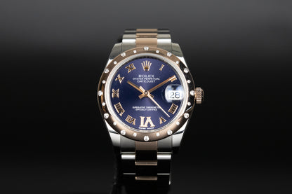 Rolex 178341 Datejust 31 Purple Dial Diamond Bezel