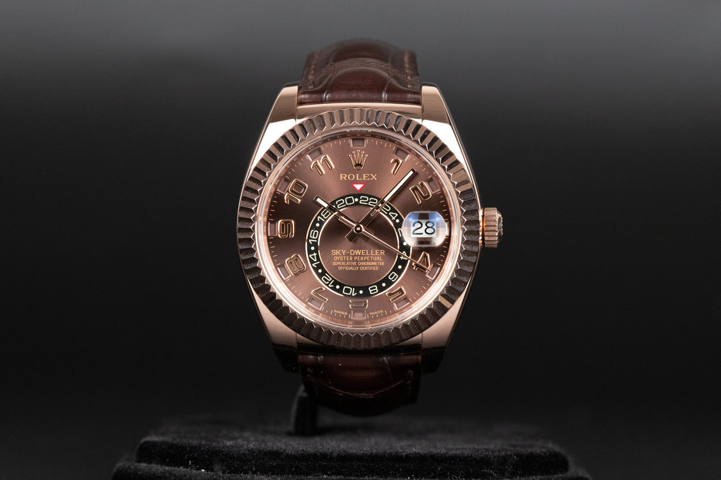 Rolex 326135 Sky-Dweller Chocolate Arabic Dial
