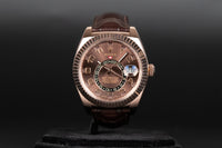 Rolex<br>326135 Sky-Dweller Chocolate Arabic Dial