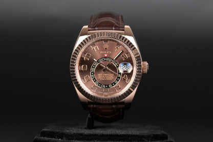 Rolex 326135 Sky-Dweller Chocolate Arabic Dial