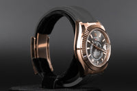 Rolex<br>326235 Sky-Dweller Oysterflex Rhodium Dial