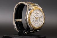 Rolex<br>326933 Sky-Dweller SS/18k White Dial