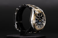 Rolex<br>326933 Sky-Dweller SS/18k Black Dial