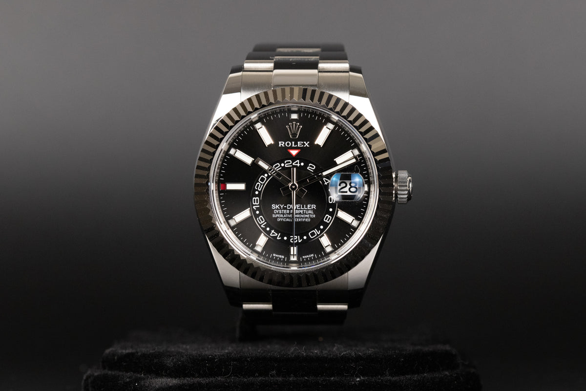 Rolex<br>326934 Sky-Dweller Black Dial