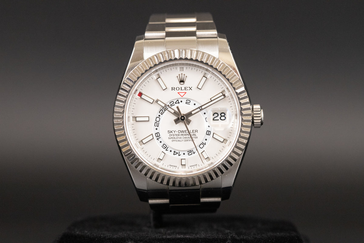 Rolex<br>326934 Sky-Dweller White Dial