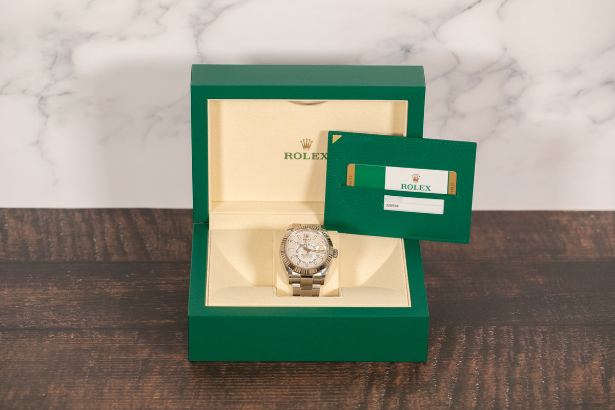 Rolex<br>326934 Sky-Dweller White Dial