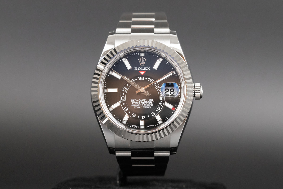 Rolex<br>326934 Sky-Dweller Black Dial