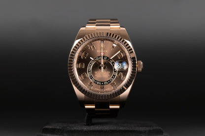 Rolex 326935 Sky-Dweller Chocolate Arabic Dial
