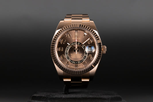 Rolex 326935 Sky-Dweller Chocolate Arabic Dial