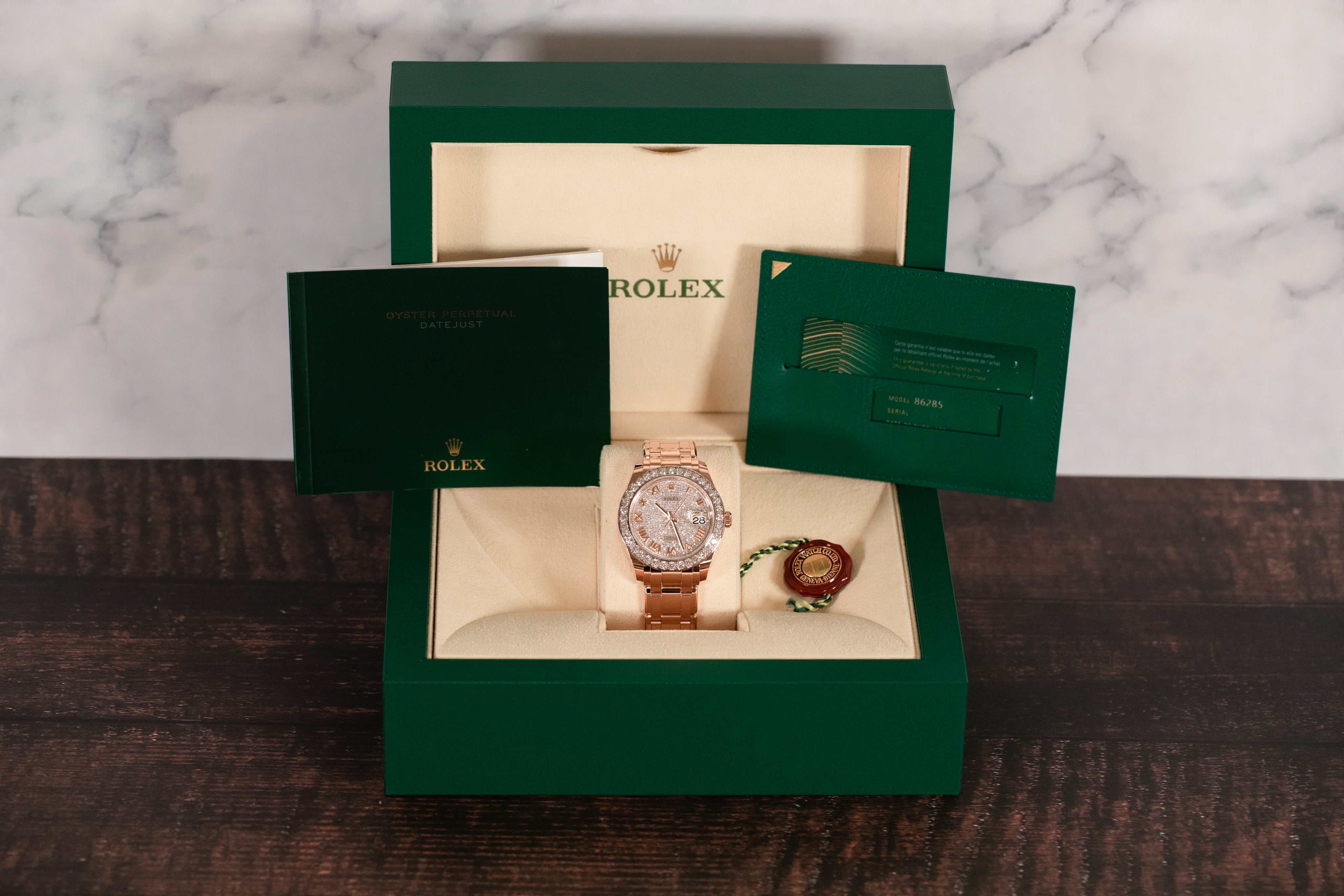 Rolex86285 Datejust Pearlmaster 39 Newport Watch Club