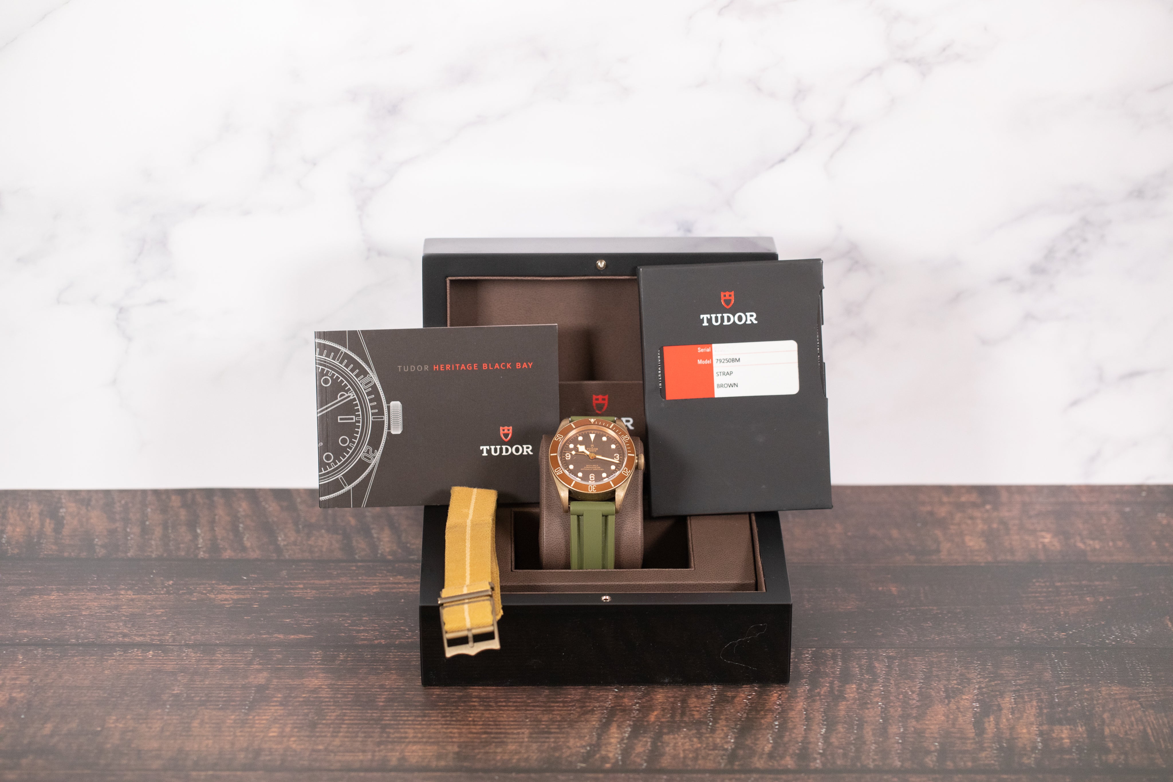 TudorM79250BM Heritage Black Bay Bronze Newport Watch Club